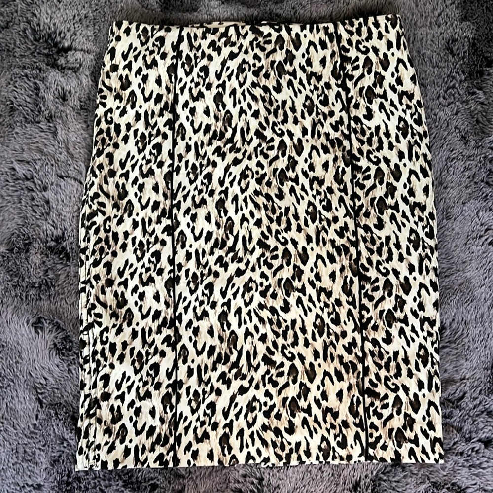 Animal print skirt